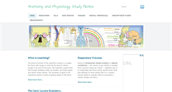 Desktop Screenshot of anatomyandphysiologynotes.com